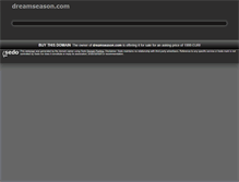Tablet Screenshot of dreamseason.com